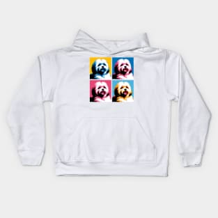 Coton de Tulear Pop Art - Dog Lovers Kids Hoodie